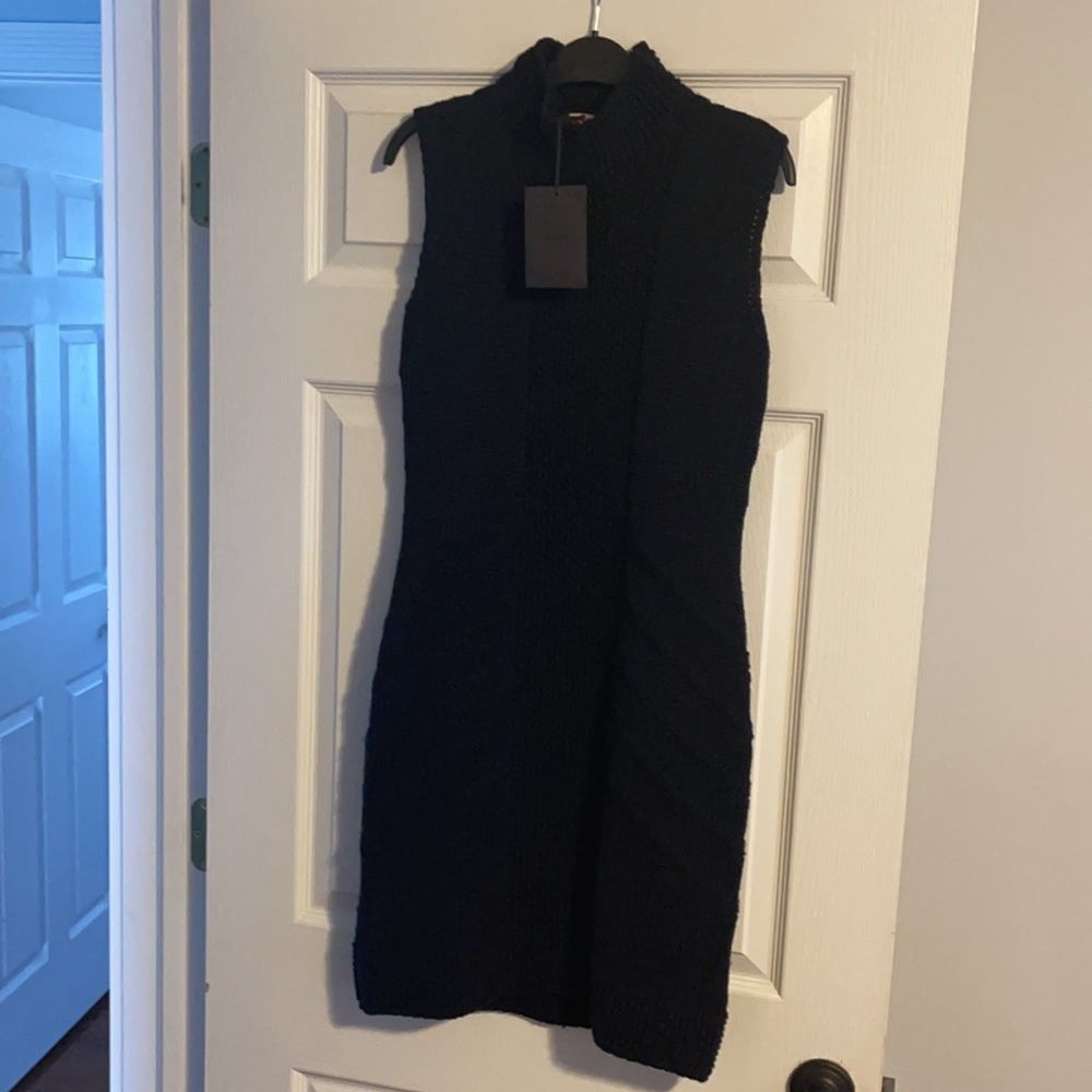 Prada turtleneck knit dress